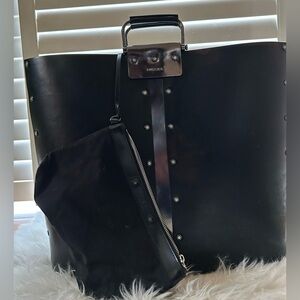 Diesel Vintage Y2K Bullet Leather Tote Large